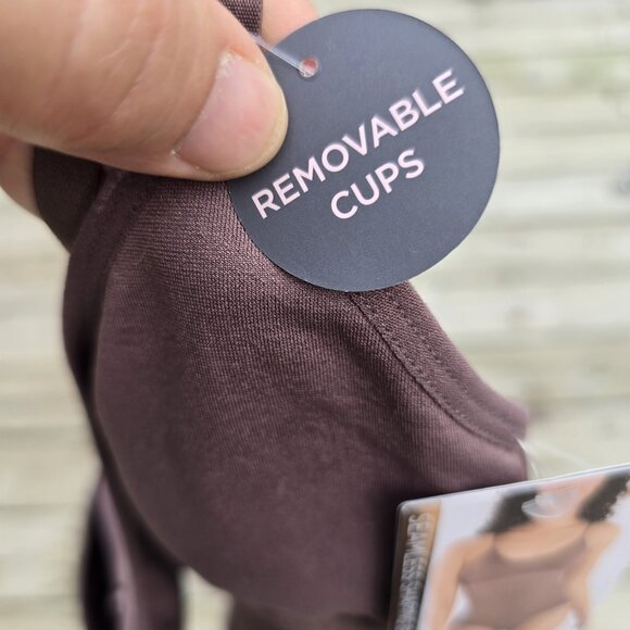 Danskin Women's Seamless Shaping Bodysuit Size M Brown Adjustable NWT - Picture 9 of 15